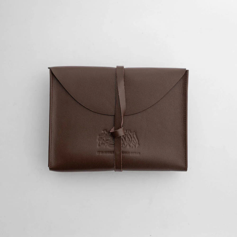 Leather Quran Cover - S, Dark Chocolate image