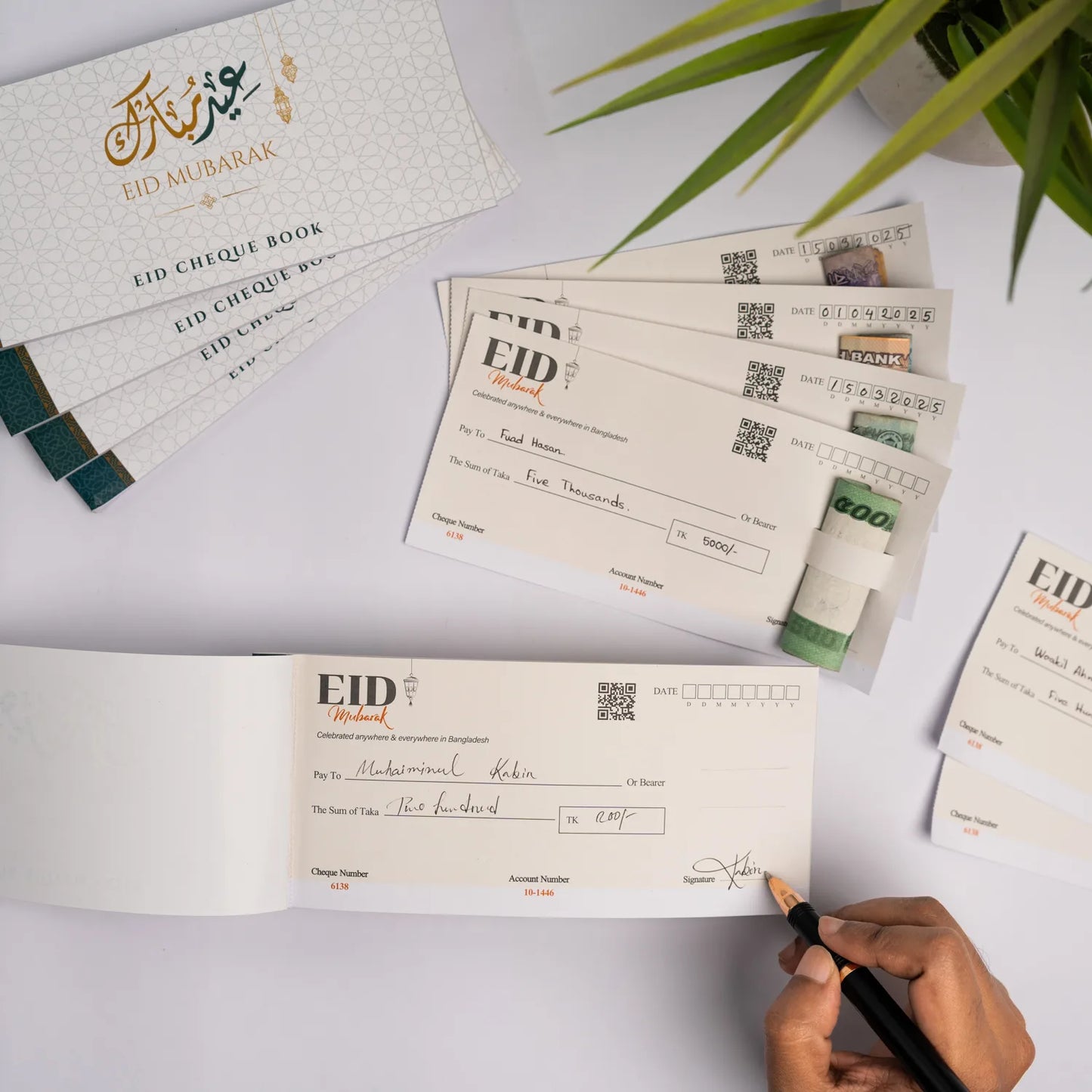 Eid Salami Cheque 5pcs Package image 1