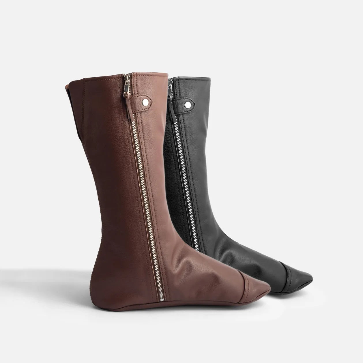 Leather socks - Black