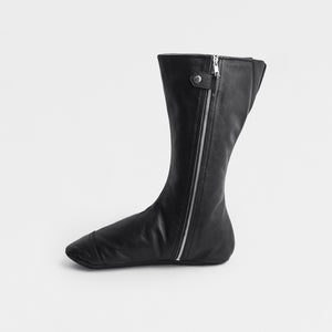 Leather socks - Black