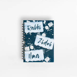 Rabbi Zidni Ilma Blue Notebook