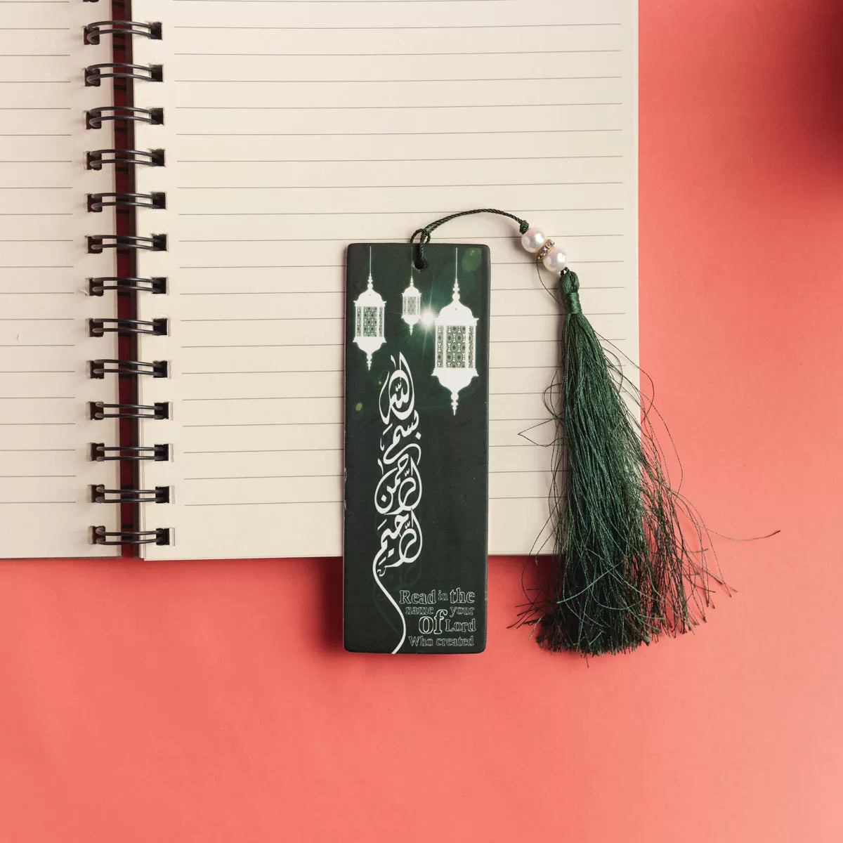 Bismillahir Rahmanir Rahim Calligraphy and English Bookmark image 3
