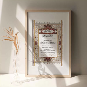 Nikah Nama 01 Frame