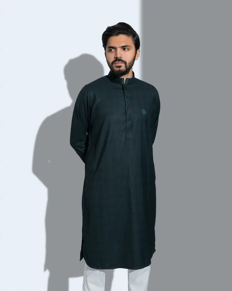 Platinum Panjabi | Teal Blue image 0
