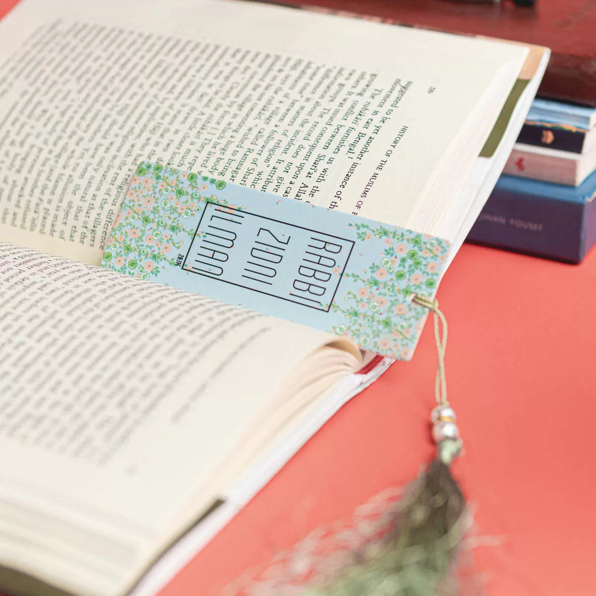 Rabbi Zidni Ilma Floral Bookmark image 6