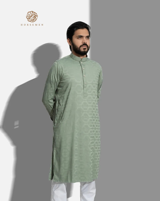 Supreme Panjabi | Soft Stone Green image 0