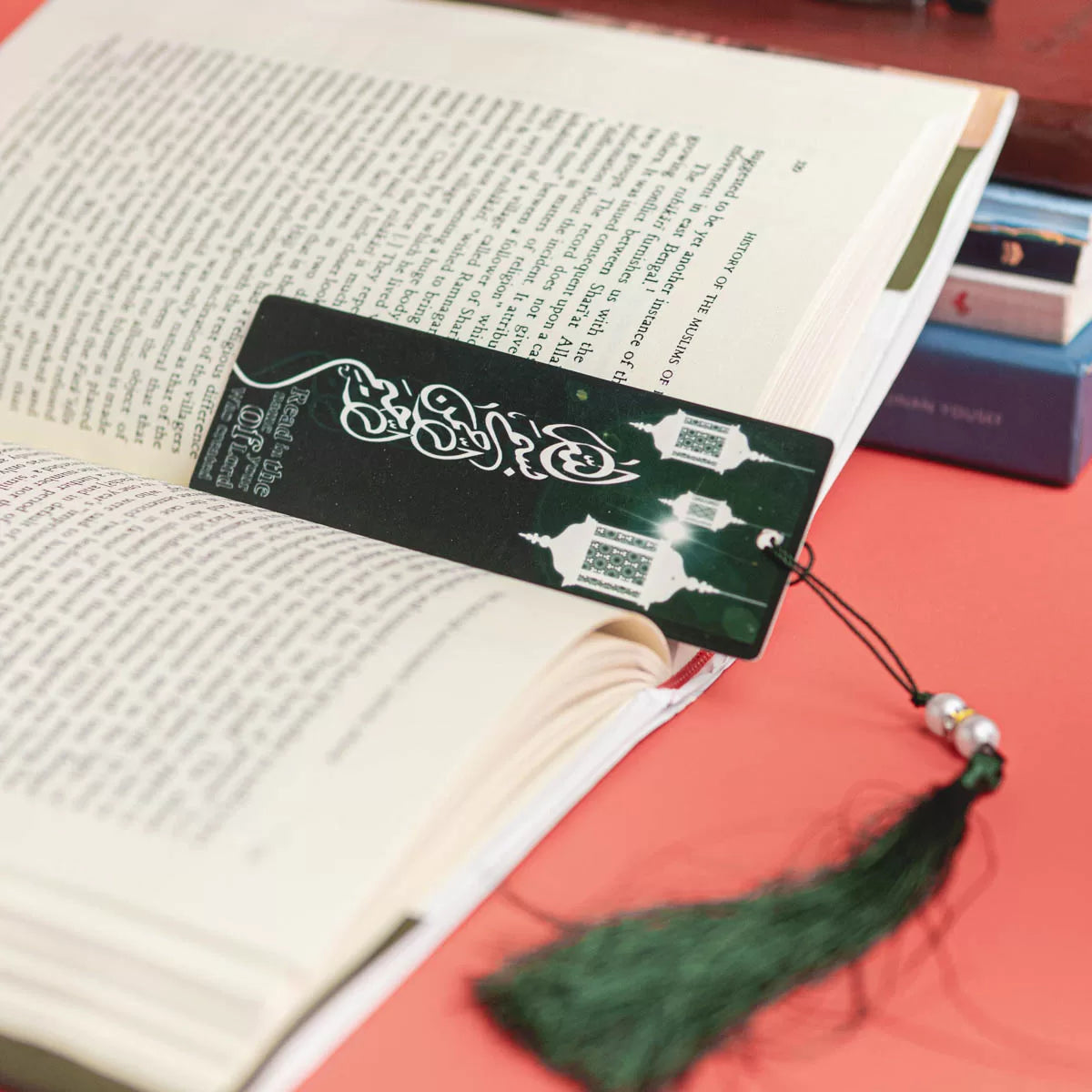 Bismillahir Rahmanir Rahim Calligraphy and English Bookmark image 1