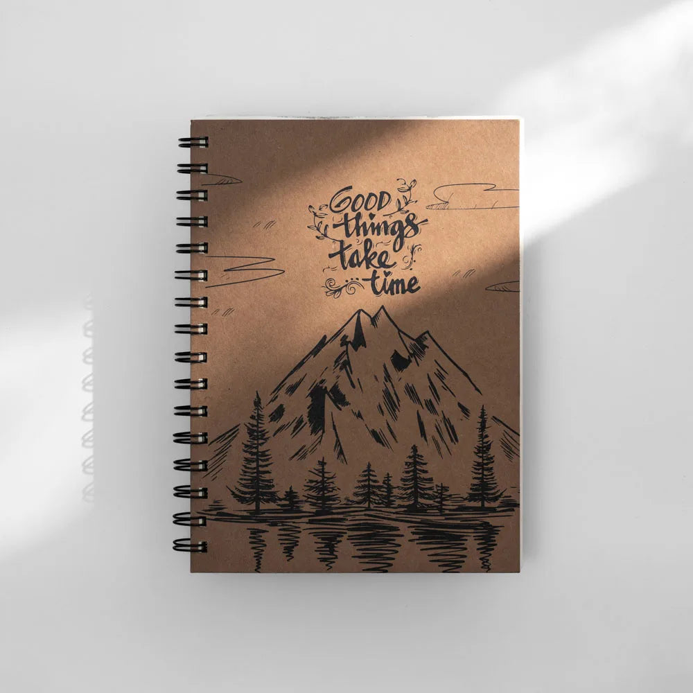 Good things take time notebook – The Sunnah Store