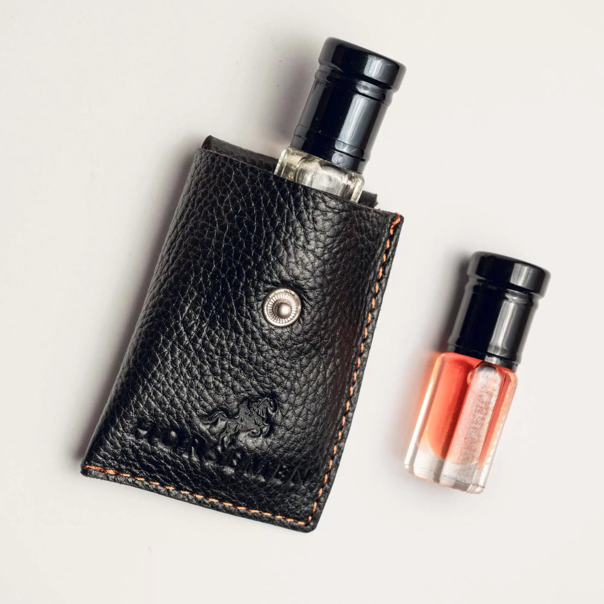 Leather Cover for Attar Bottle image 1