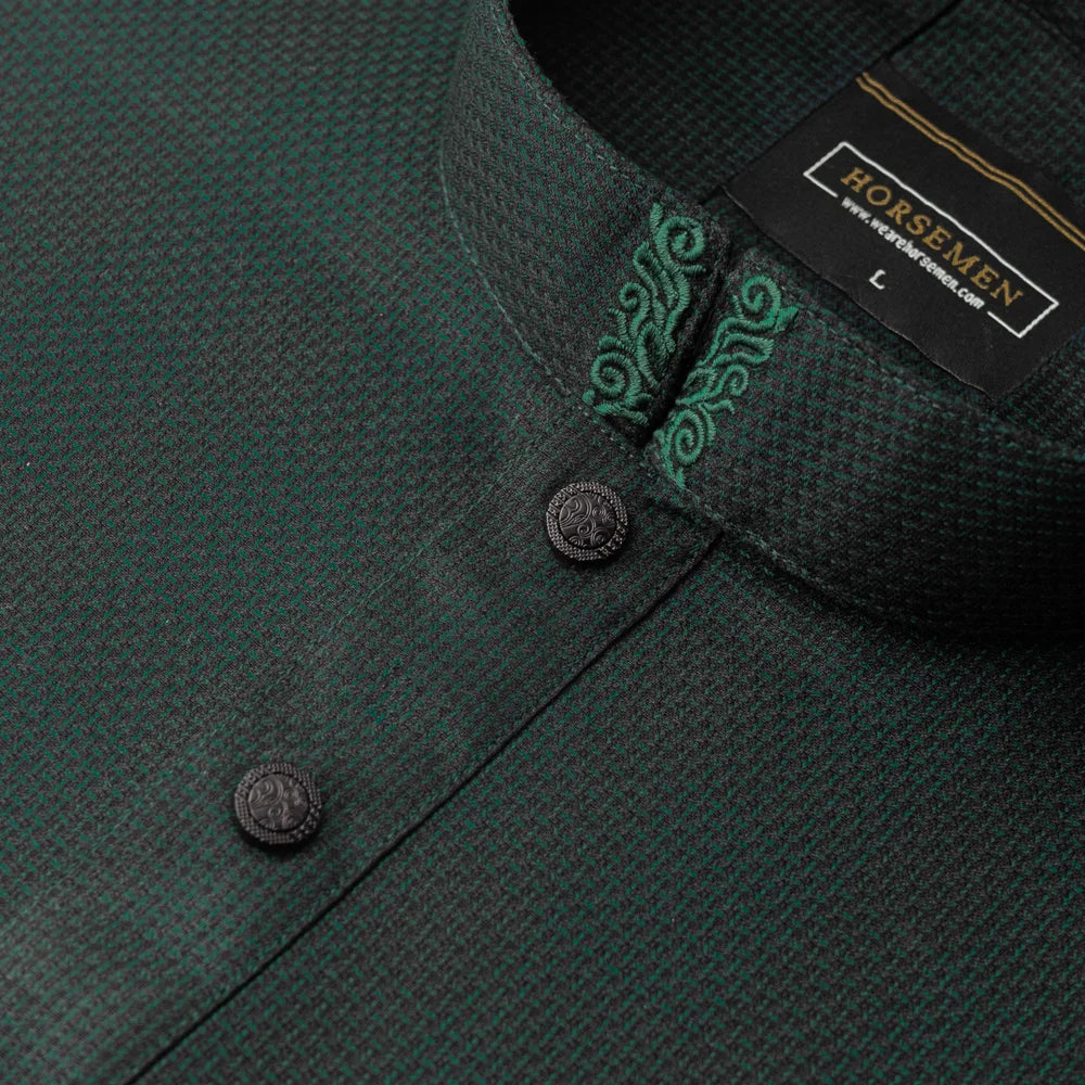 Platinum Panjabi | Moss Green image 5
