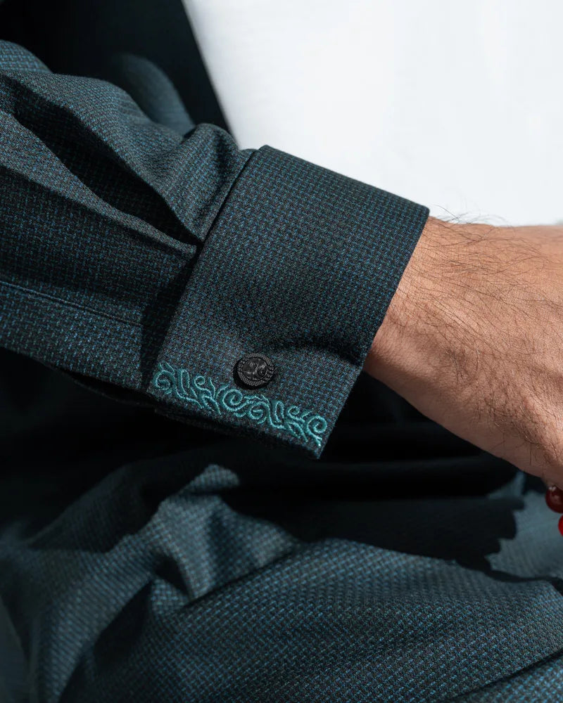 Platinum Panjabi | Teal Blue image 5