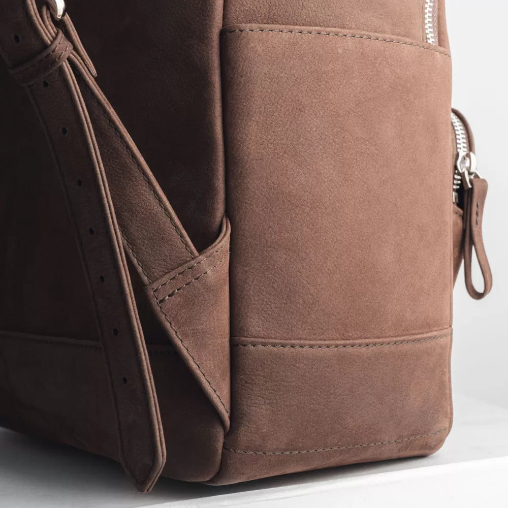 The Vanguard- Nubuck Leather Backpack Bag image 2