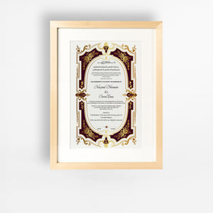 Nikah Nama 12 Frame
