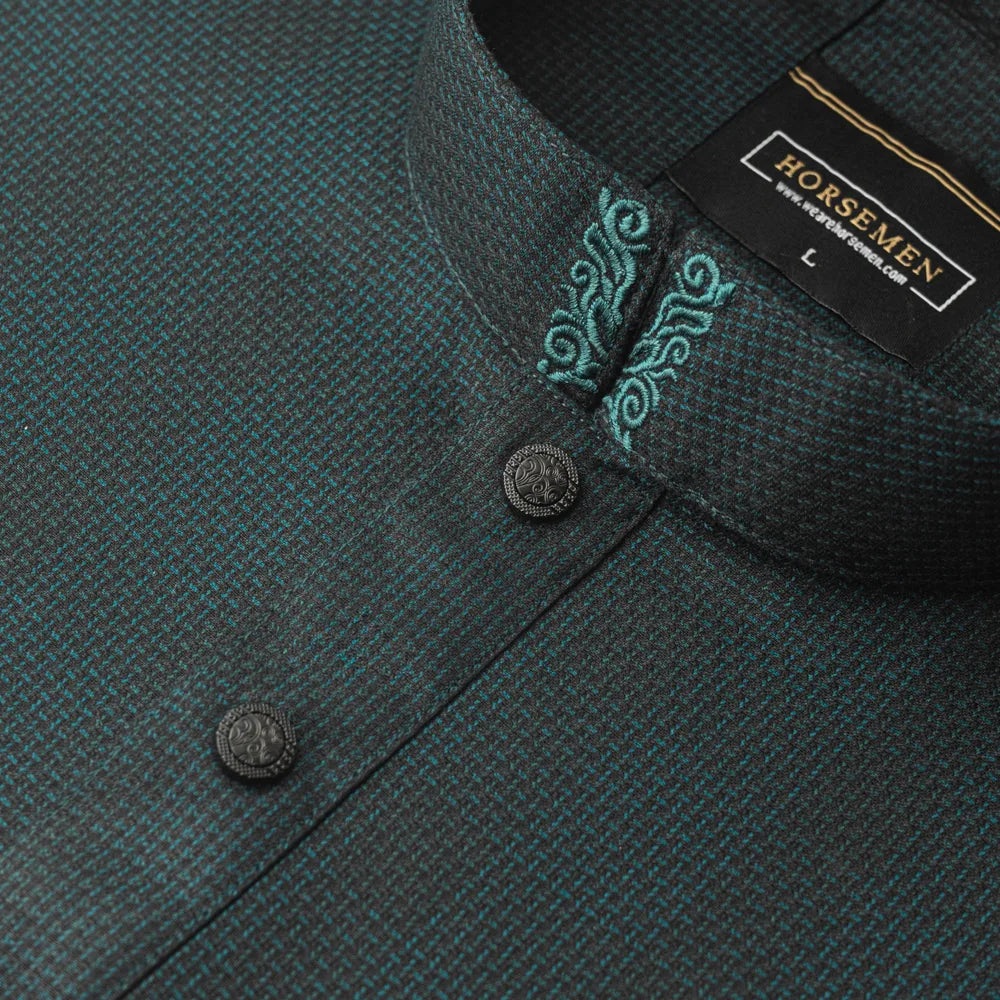 Platinum Panjabi | Teal Blue image 3