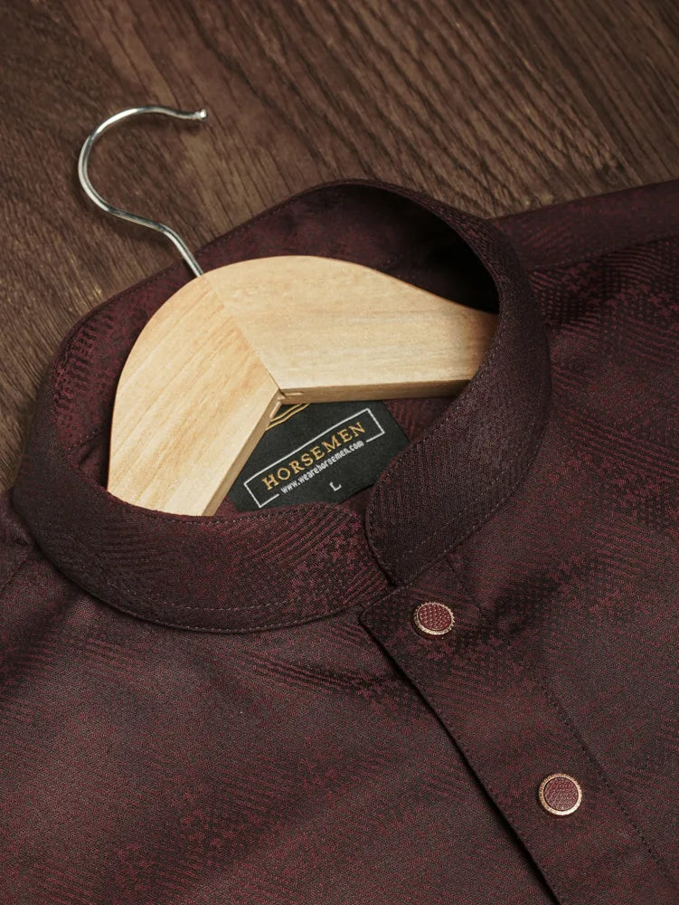 Supreme Panjabi | Mahagony Maroon image 5