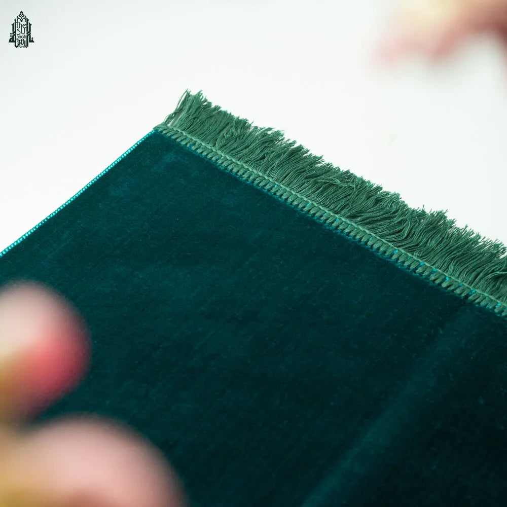 Solid Color Prayer Mat - Bottle Green image