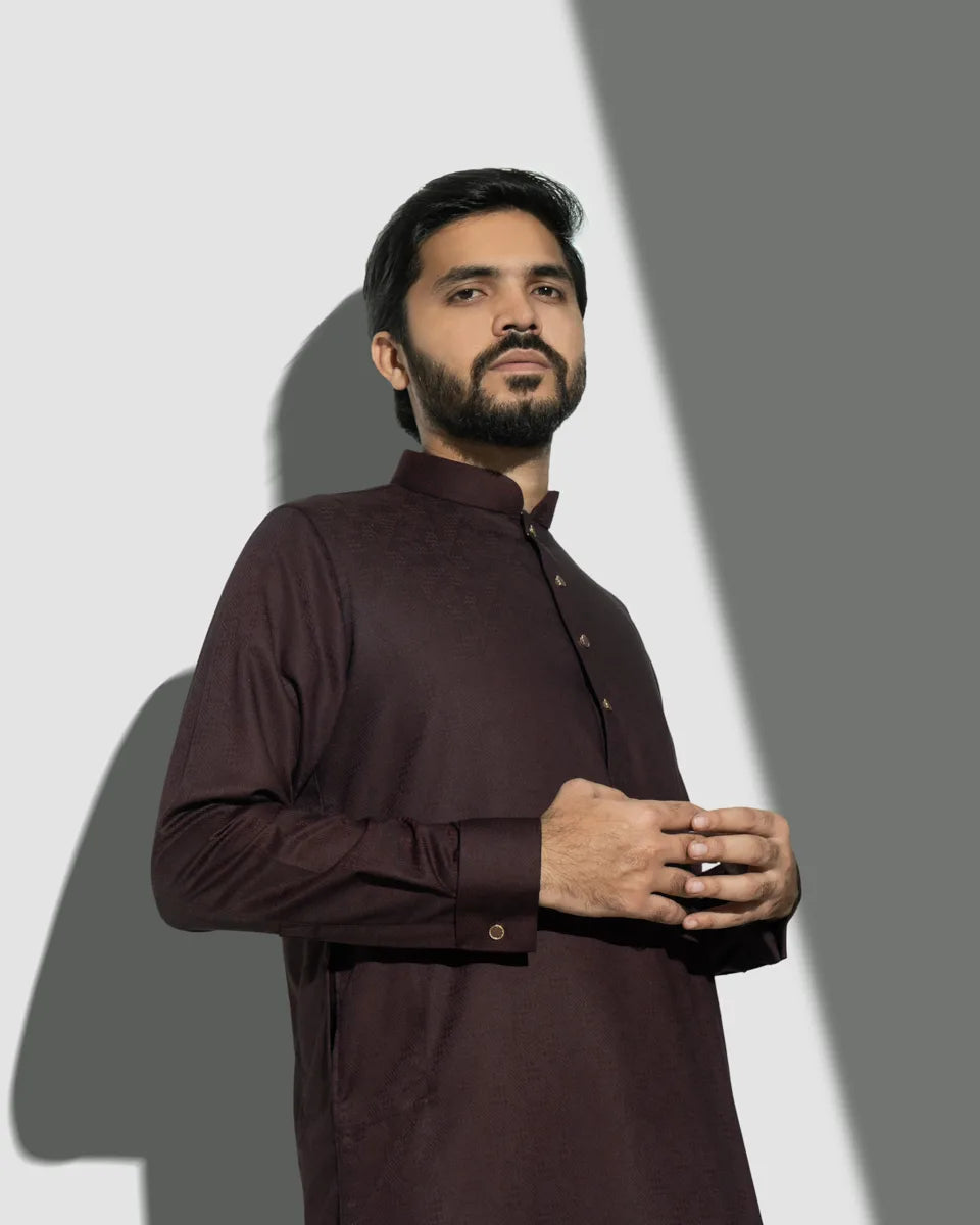 Supreme Panjabi | Mahagony Maroon image 6