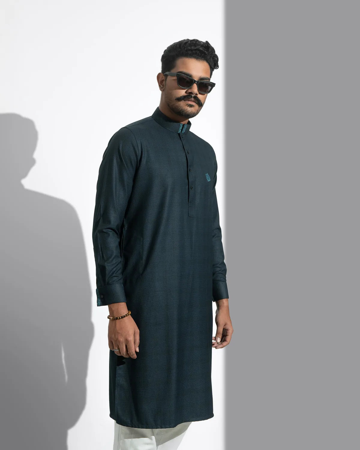 Platinum Panjabi | Teal Blue image 4