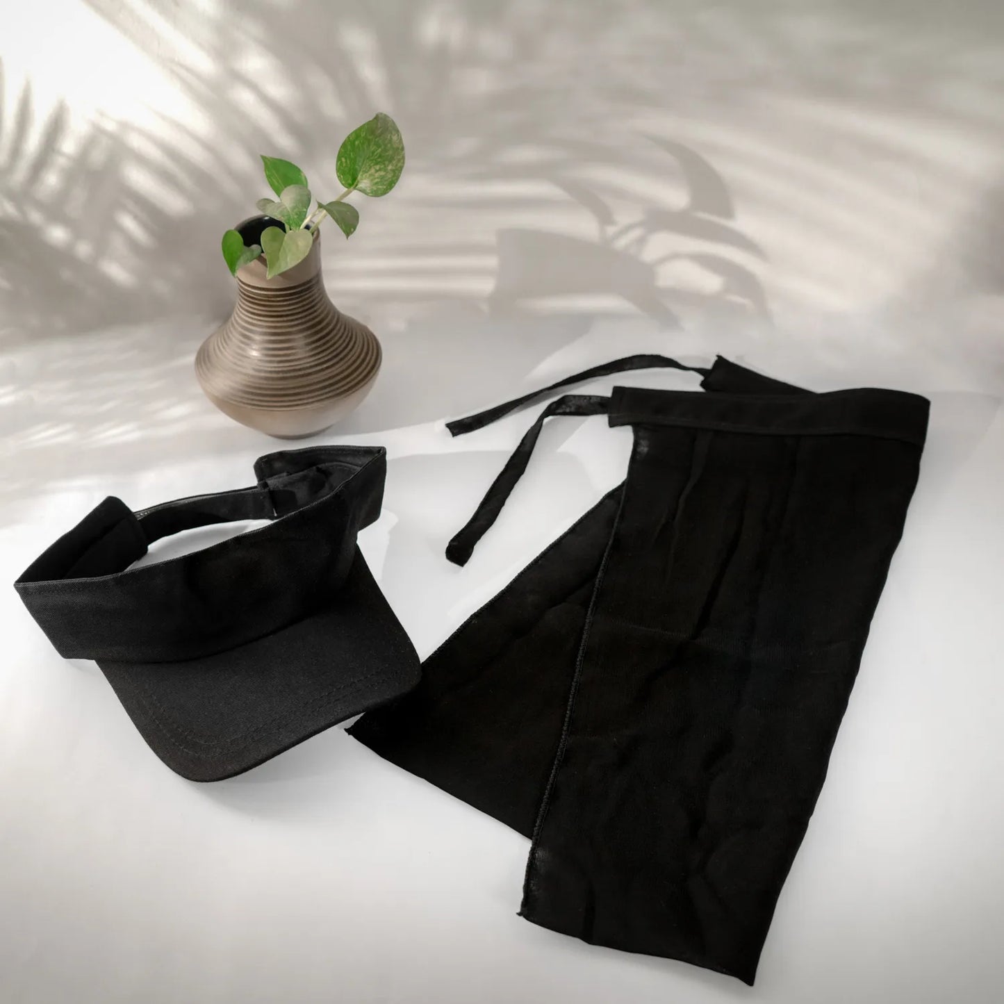 Niqab & Cap Set (NiqabNest) - Black Cap image