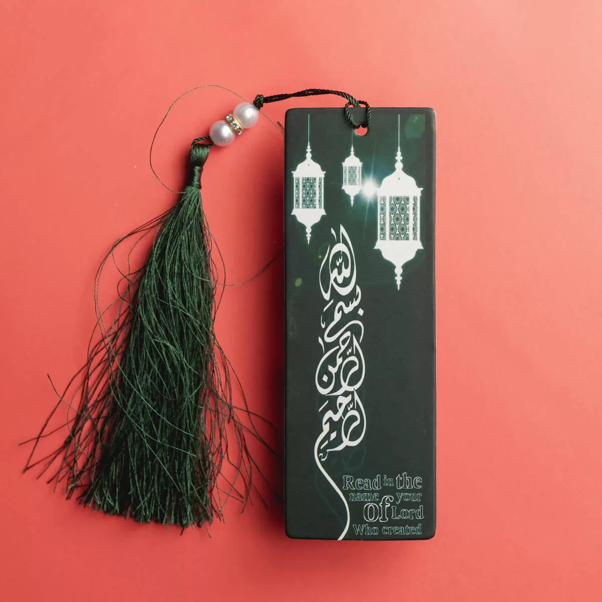 Bismillahir Rahmanir Rahim Calligraphy and English Bookmark image 2