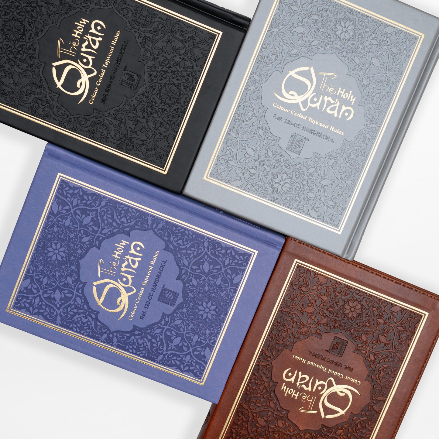 Leather Covered Holy Quran : Color Coded Tajweed Rules