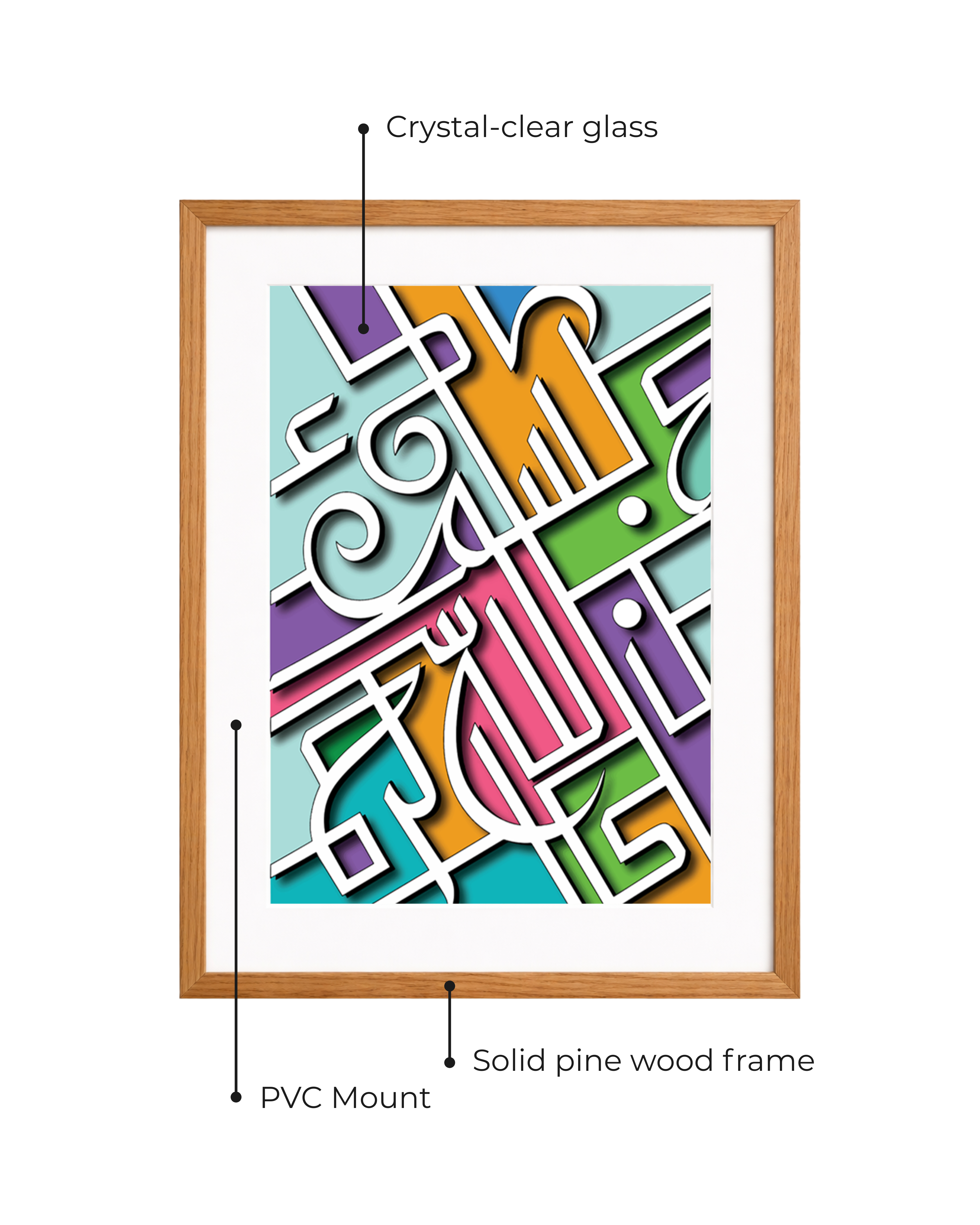Bismillah Calligraphy Frame