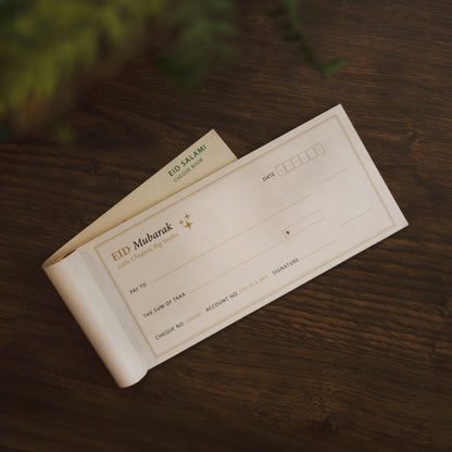Eid Salami Cheque Book