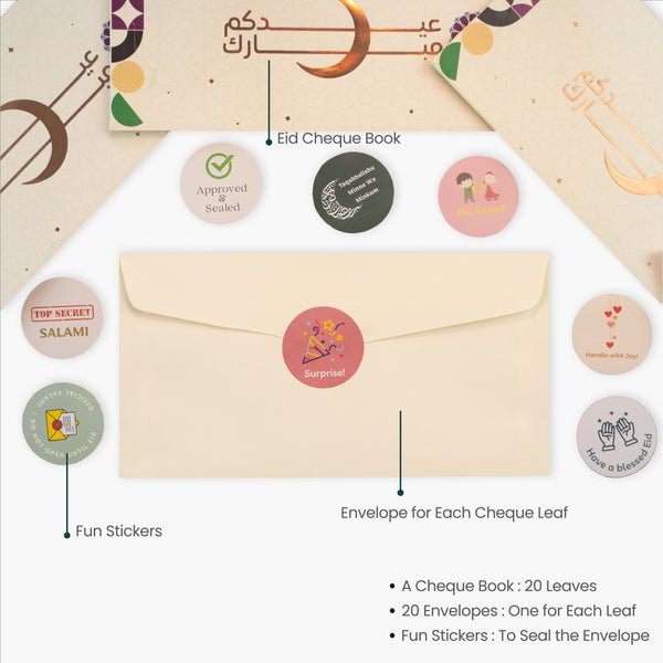 Eid Salami cheque detail