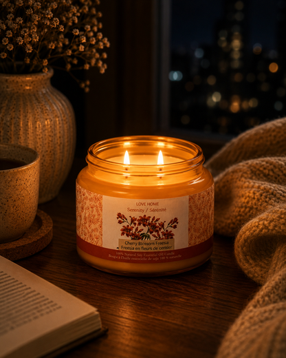 Scented Candle - Cherry Blossom Freesia