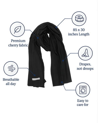 Cherry Hijab Black (CBK)