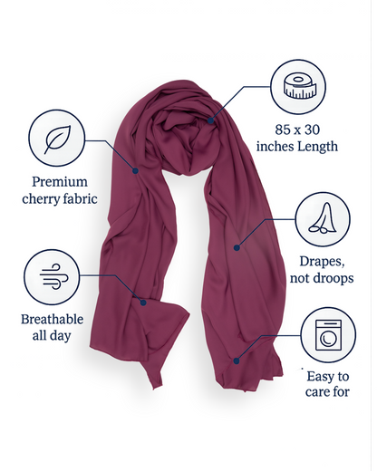 Cherry Hijab Grape Purple (CGP)