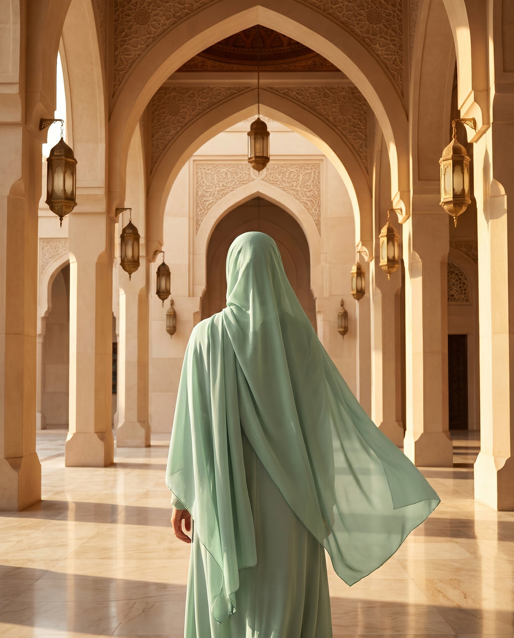 Cherry Hijab Mint Green (CMG)