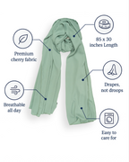 Cherry Hijab Mint Green (CMG)