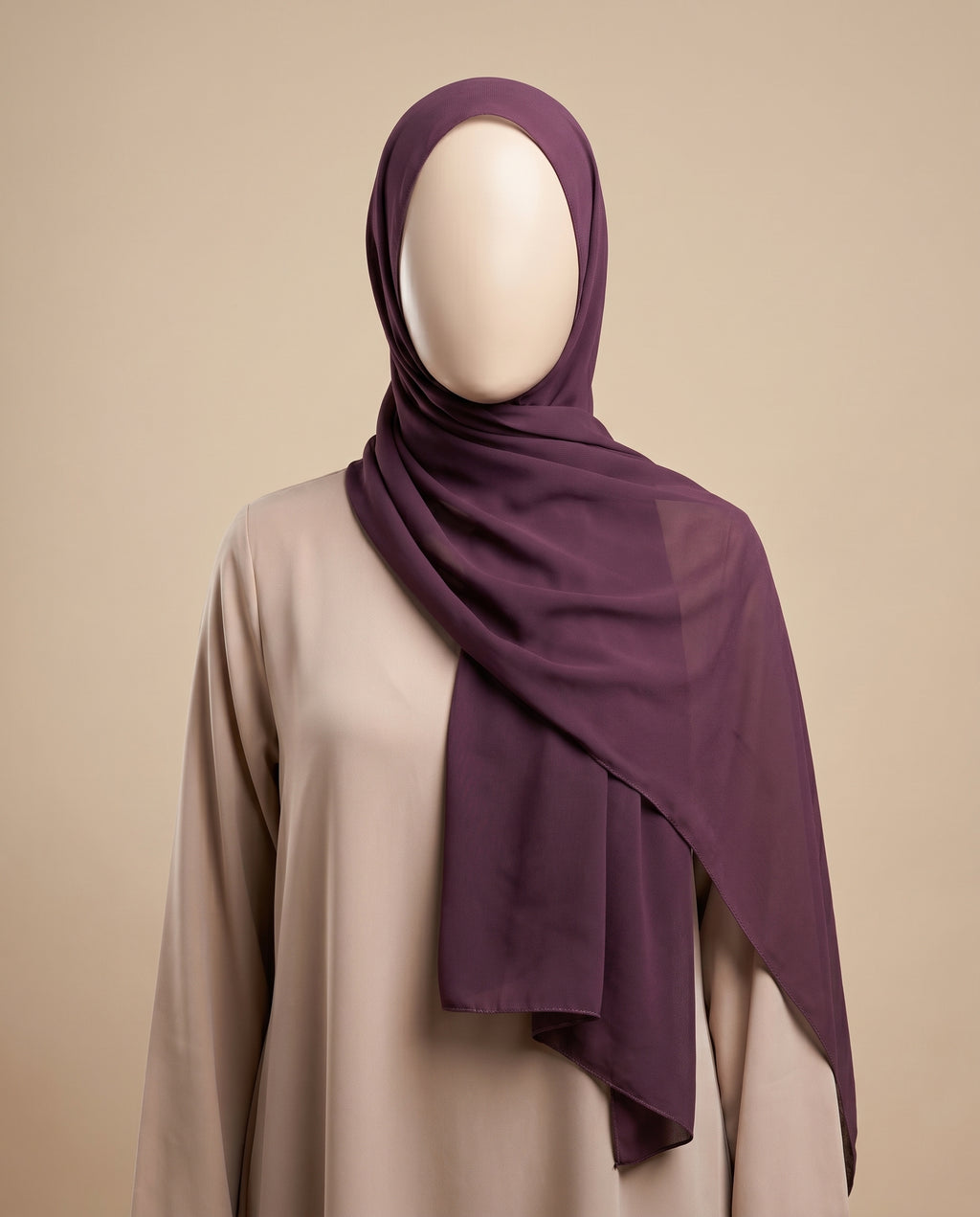 Cherry Hijab Wine Dark Purple (CWDP)