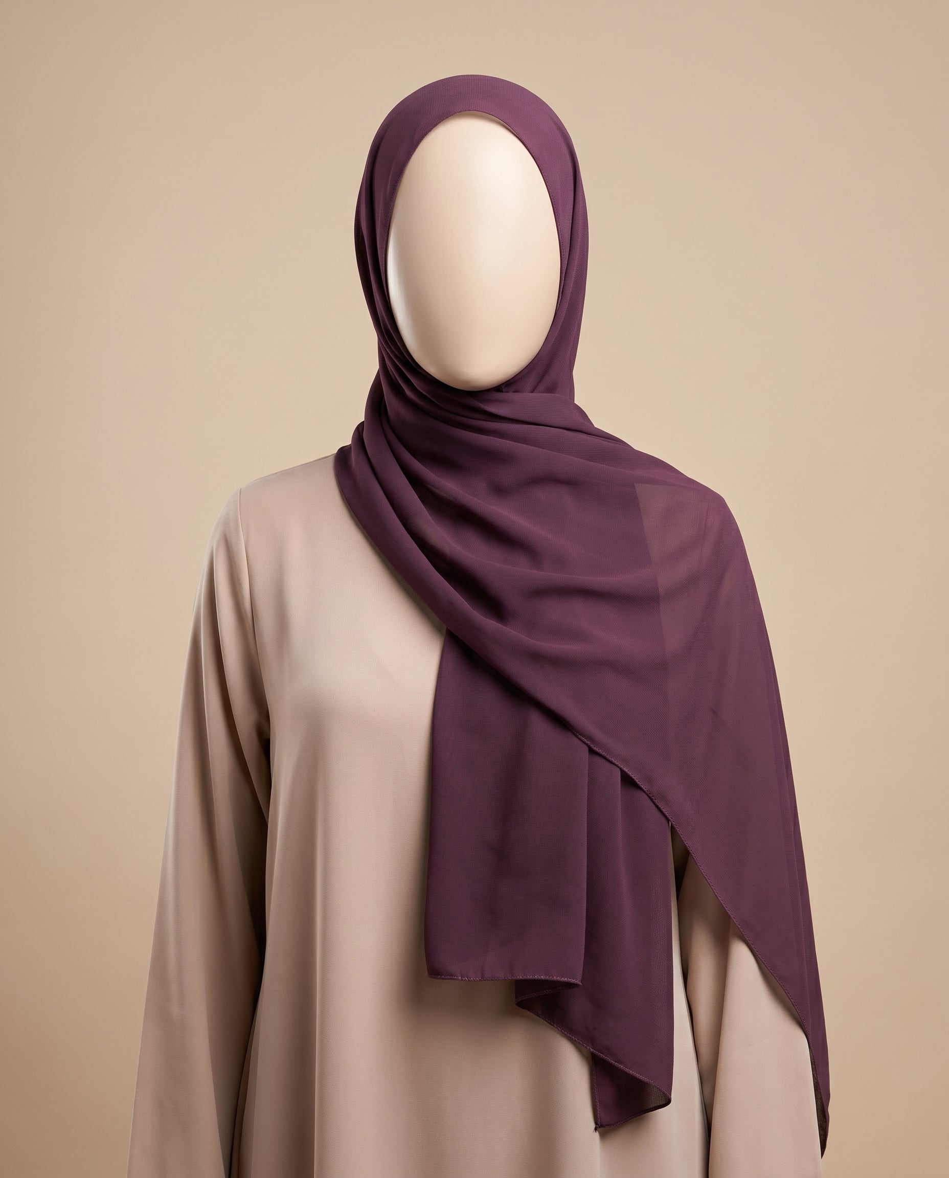 Cherry Hijab Wine Dark Purple (CWDP)