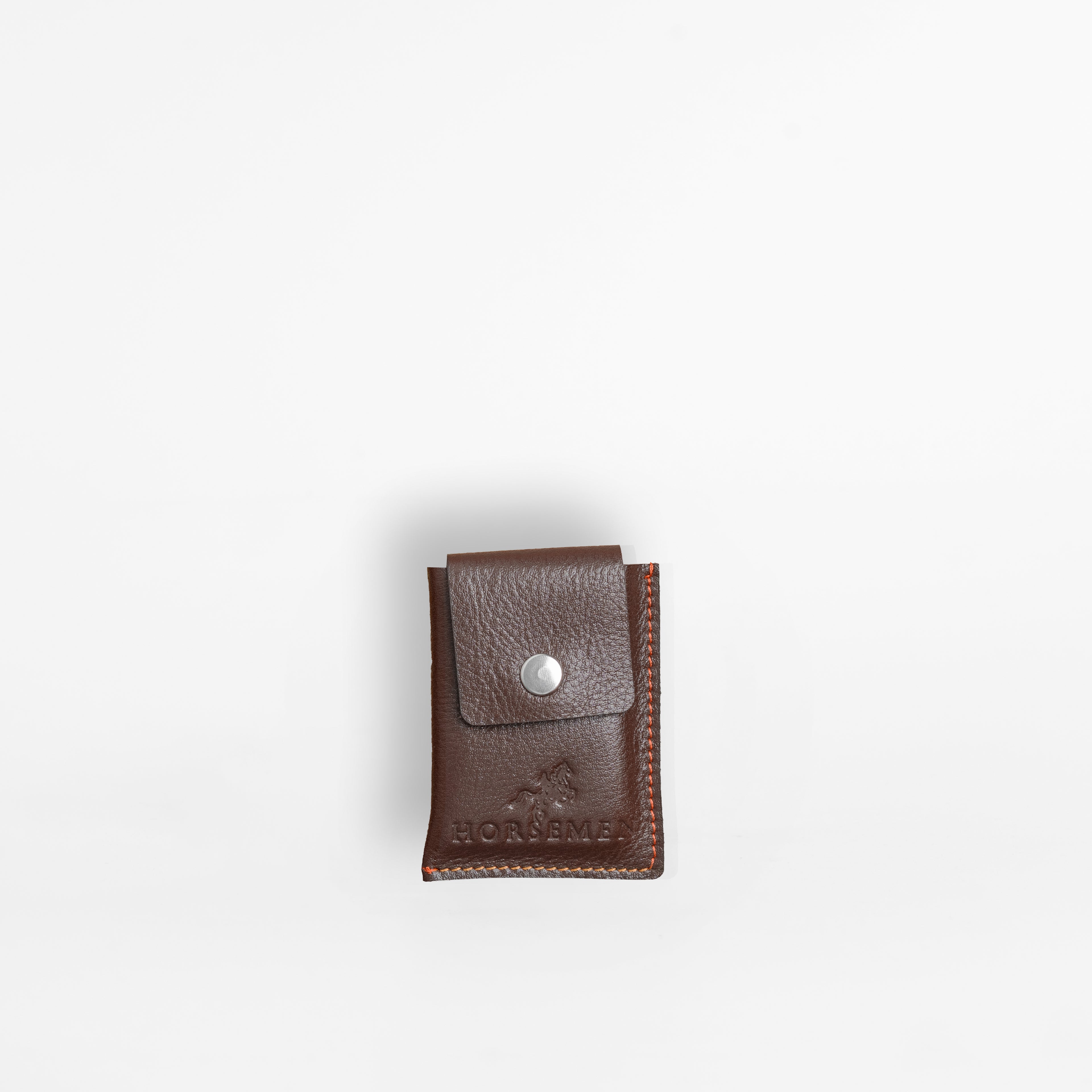 Leather Cover for Attar Bottle - Brown