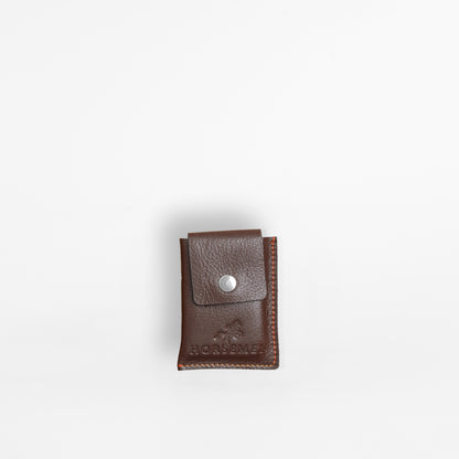 Leather Cover for Attar Bottle - Brown