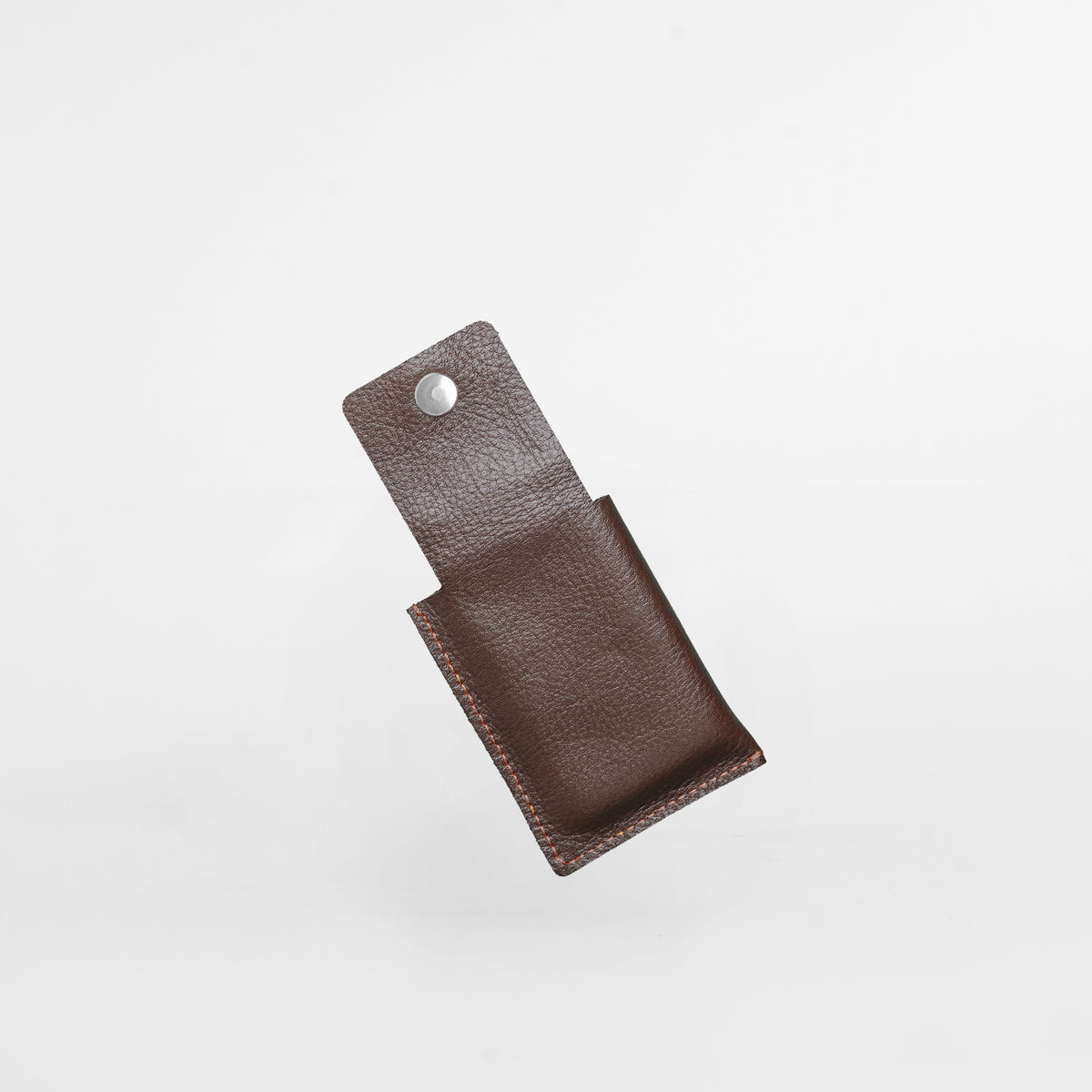 Leather Cover for Attar Bottle - Brown