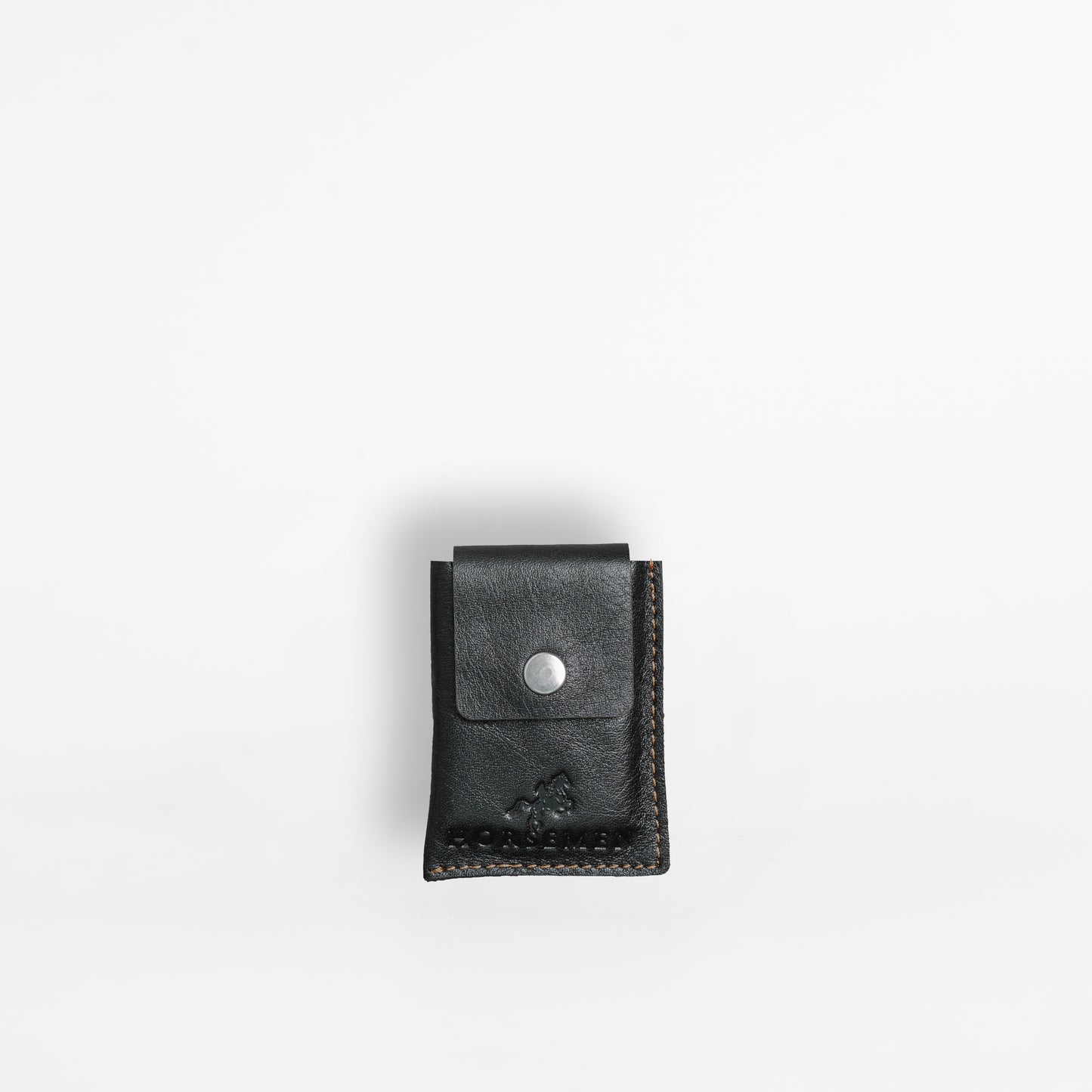 Leather Cover for Attar Bottle - Black