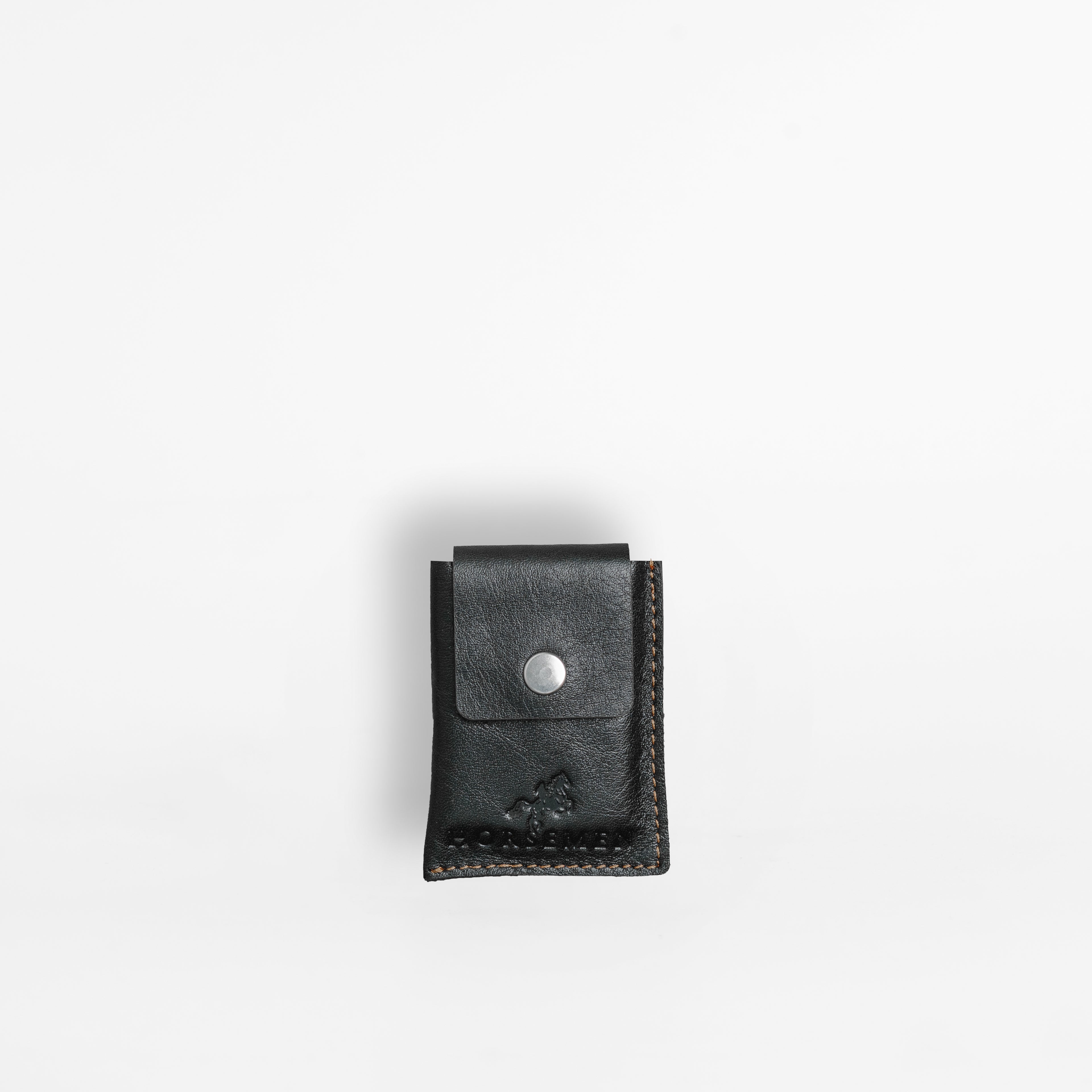 Leather Cover for Attar Bottle - Black
