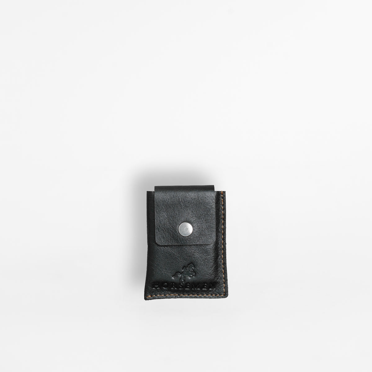 Leather Cover for Attar Bottle - Black