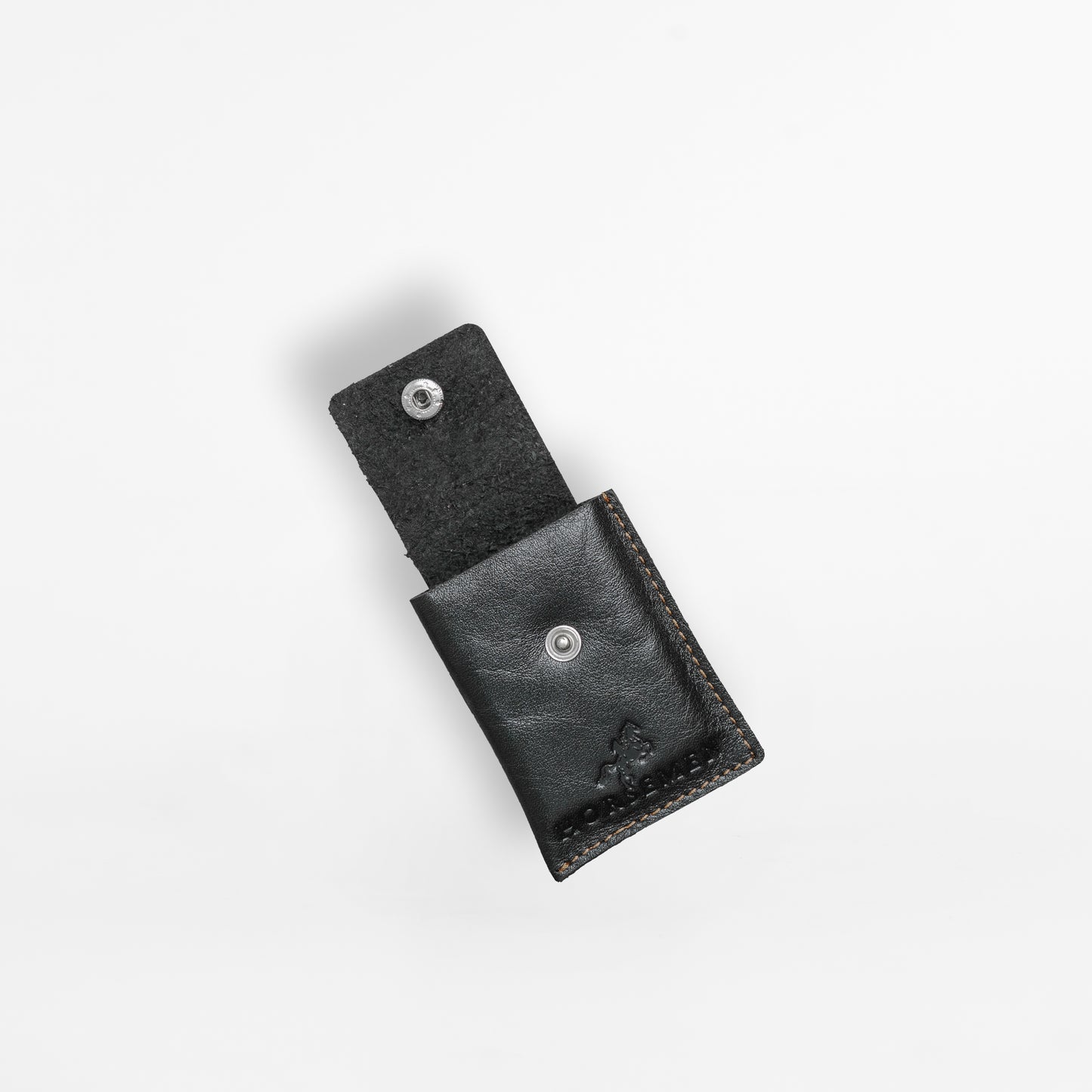 Leather Cover for Attar Bottle - Black