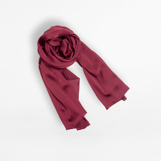 Pashmina Hijab Dark Maroon