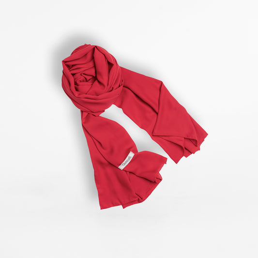 Cherry Hijab Cherry Red