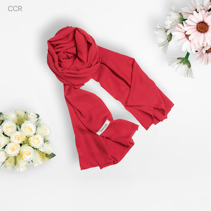 Cherry Hijab Cherry Red