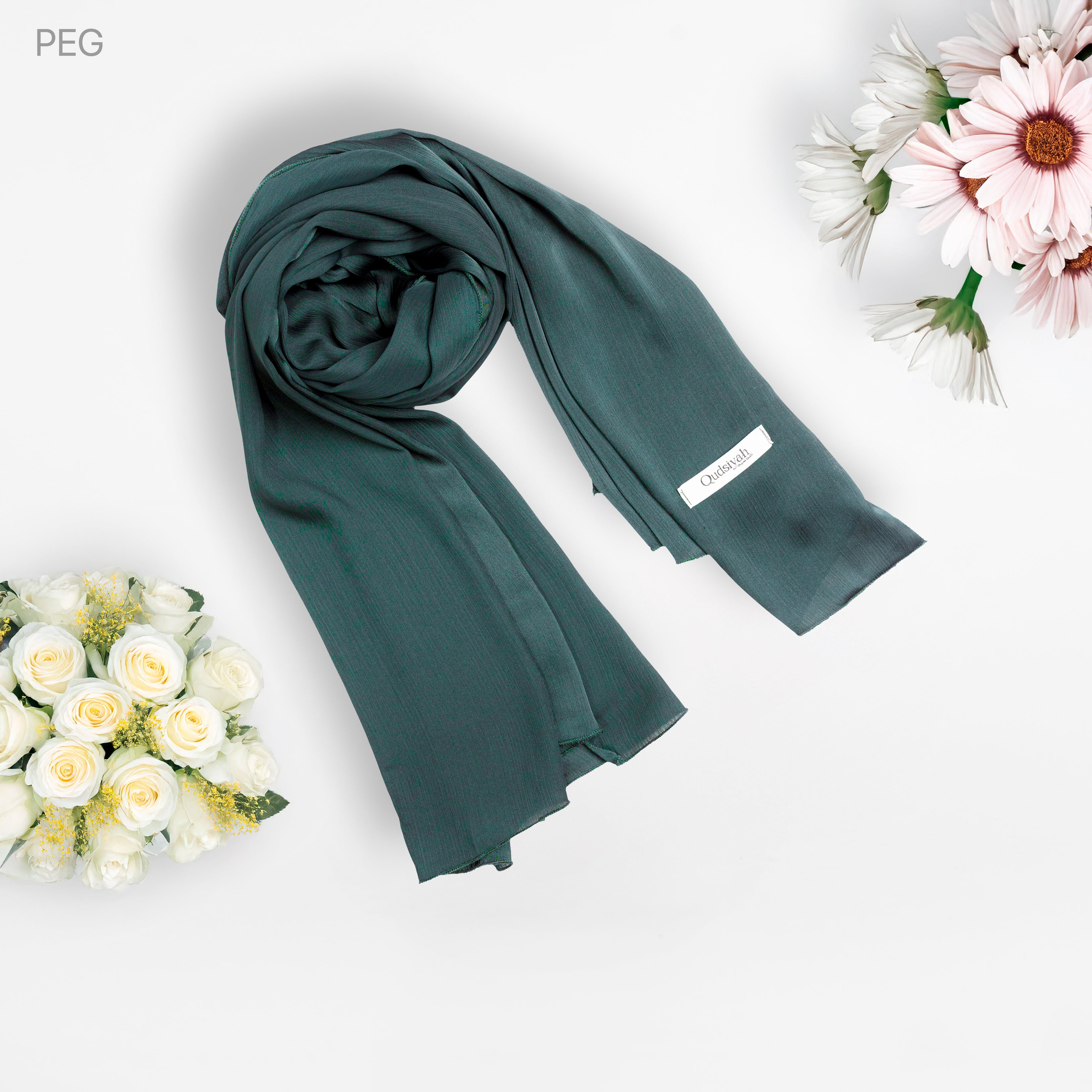 Pashmina Hijab Emerald Green (PEG)