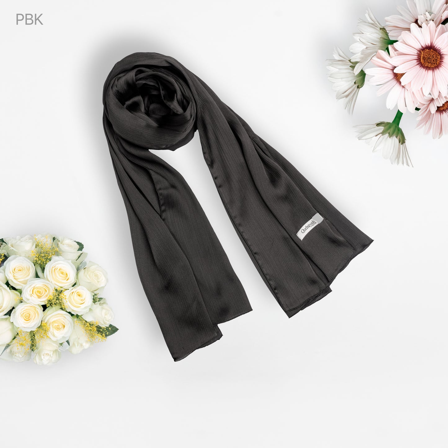 Pashmina Hijab Black