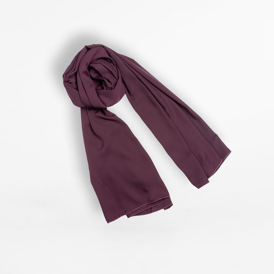 Cherry Hijab Wine Dark Purple
