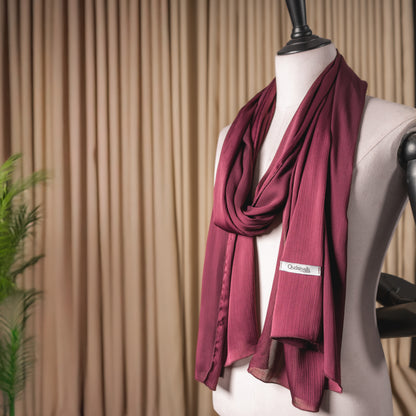 Pashmina Hijab Dark Maroon (PDM)