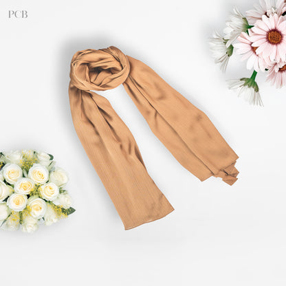 Pashmina Hijab Carob Brown